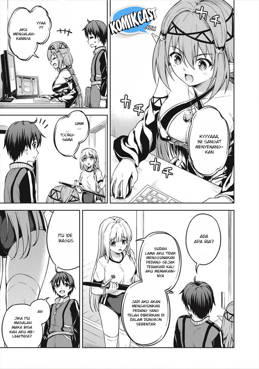 Boku no Heya ga Dungeon no Kyuukeijo ni Natteshimatta Ken Chapter 15 Bahasa Indonesia